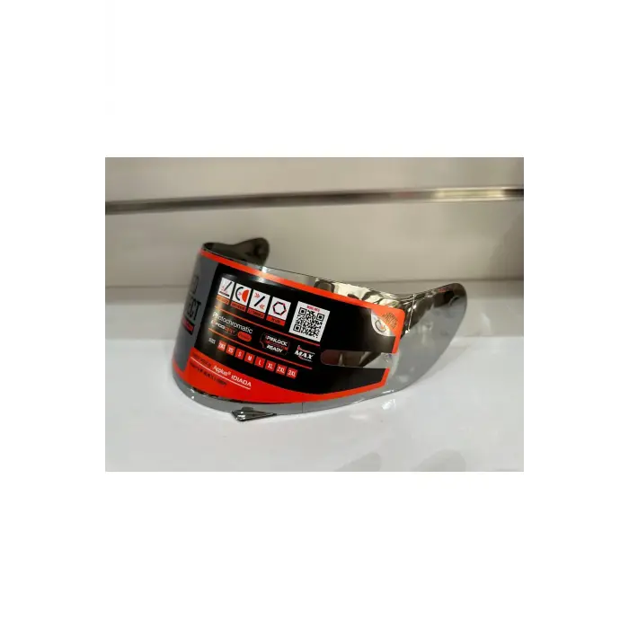 KASK CAMI V-16 ATOM ÇENE AÇILIR (SİLVER) AYNA