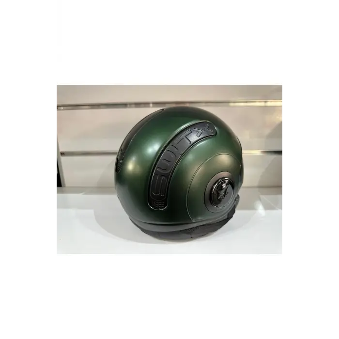 KASK NEXX SX.10 MAT YEŞİL ÇENESİZ GÜNEŞ GÖZLÜKLÜ