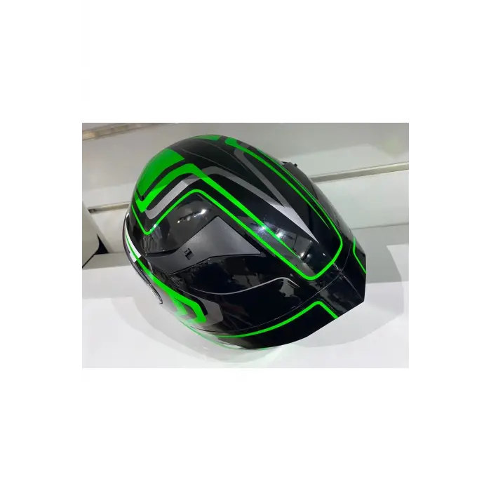 Kask Tt-course Overtech Siyah/yeşil Full Face