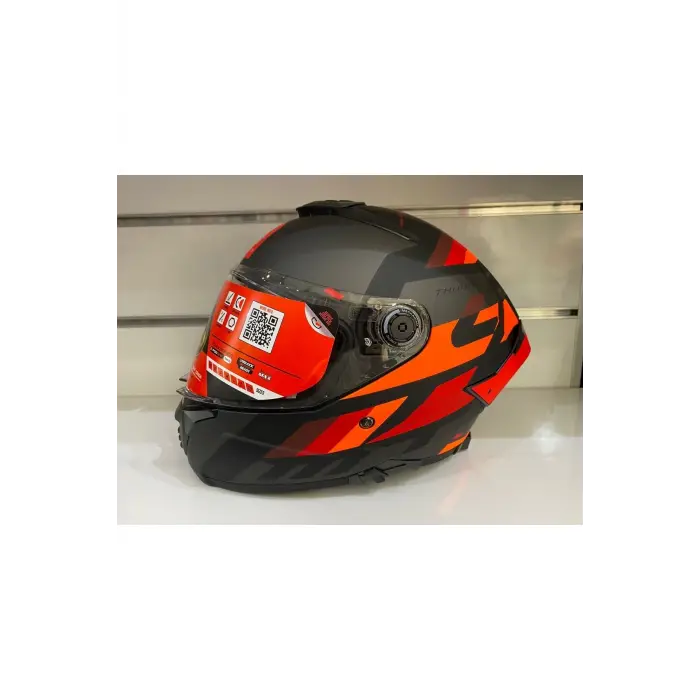 Kask Mt Thunder 4 Sv Ergo B15 Mat Kırmızı/grı
