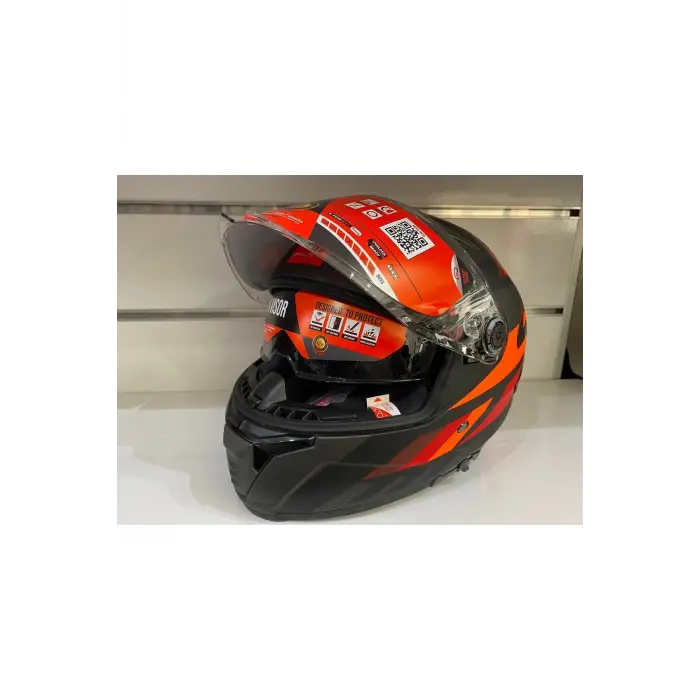 Kask Mt Thunder 4 Sv Ergo B15 Mat Kırmızı/grı