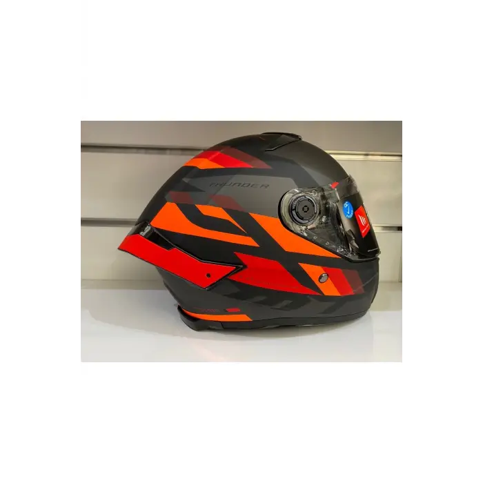 Kask Mt Thunder 4 Sv Ergo B15 Mat Kırmızı/grı