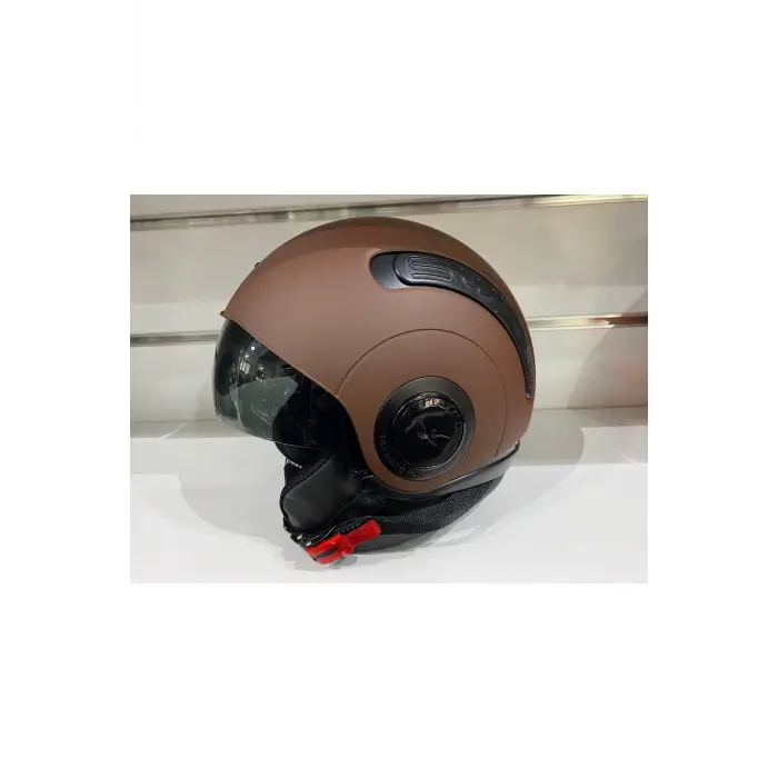 Kask Nexx Sx.10 Mat Kahverengi Çenesiz Güneş Gözlüklü