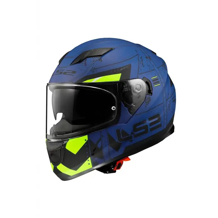 Stream Evo Max Mat Mavi-sarı Kask