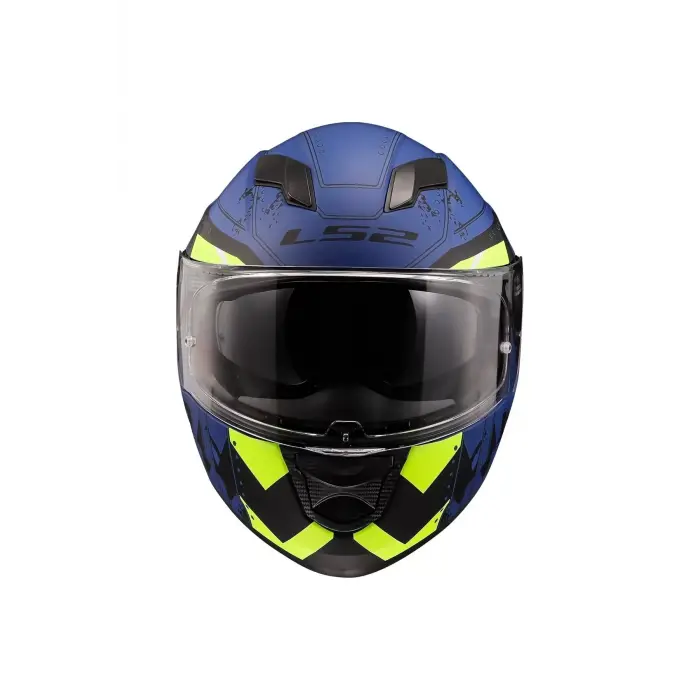 Stream Evo Max Mat Mavi-sarı Kask