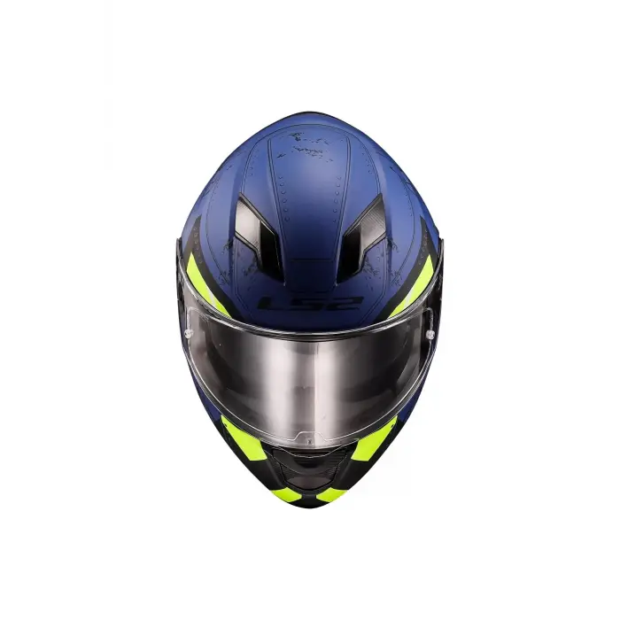 Stream Evo Max Mat Mavi-sarı Kask