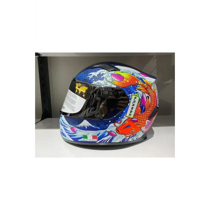 Kask Sway 820 Dakar 5 Blue/orange Full Face