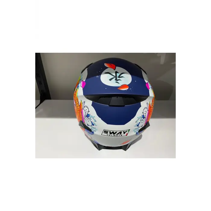 Kask Sway 820 Dakar 5 Blue/orange Full Face