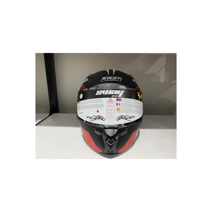 Kask 820 Dakar 3 Black/whıte/red Full Face