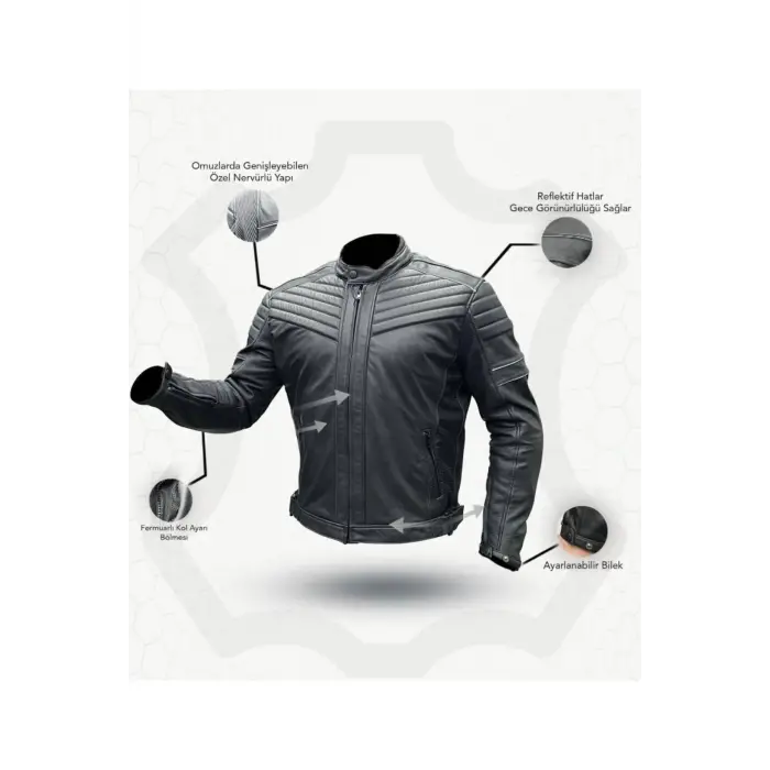 FORTE GT Ceket 2002001 Buffalo Hakiki Deri