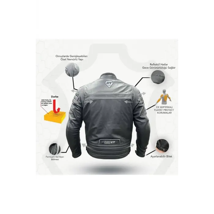 FORTE GT Ceket 2002001 Buffalo Hakiki Deri