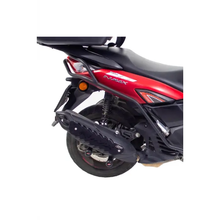 GP Kompozit Yamaha NMAX 125 / 155 2021-2024 Uyumlu Egzoz Koruma Kapağı Siyah