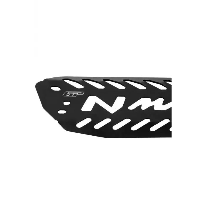 GP Kompozit Yamaha NMAX 125 / 155 2021-2024 Uyumlu Egzoz Koruma Kapağı Siyah