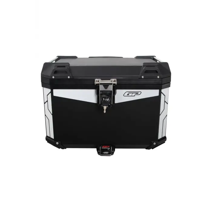 Universal 57 Lt Alüminyum Motosiklet Çantası Siyah