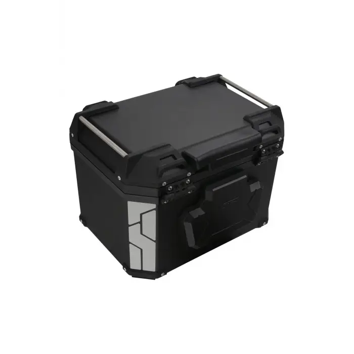 Universal 57 Lt Alüminyum Motosiklet Çantası Siyah