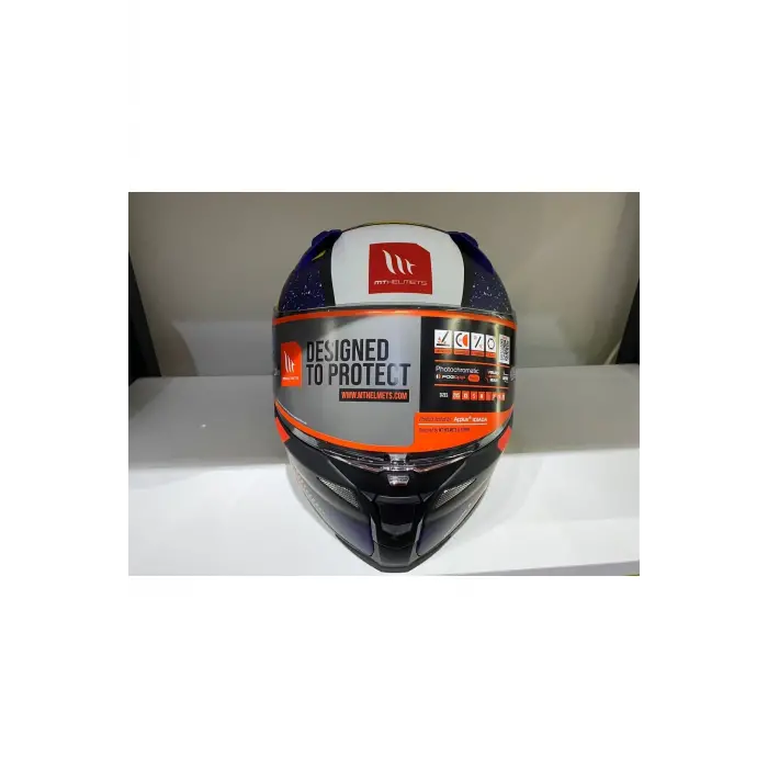 Kask Mt Revenge 2 Lıght B7 Mat Inci Mavi