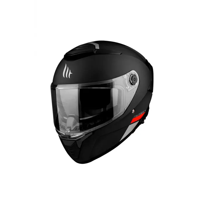 Kask Mt Thunder 4 Sv Solıd A1 Matt Black Şeffaf Vizör