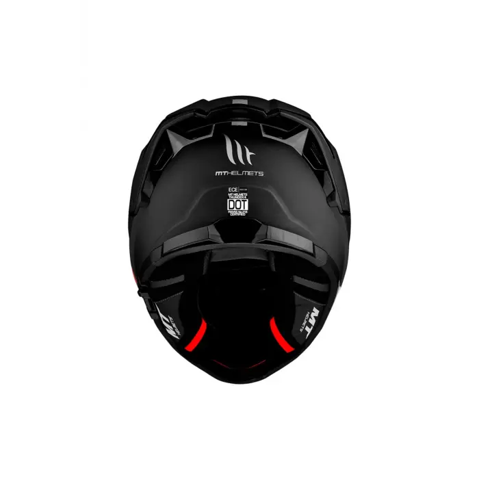 Kask Mt Thunder 4 Sv Solıd A1 Matt Black Şeffaf Vizör