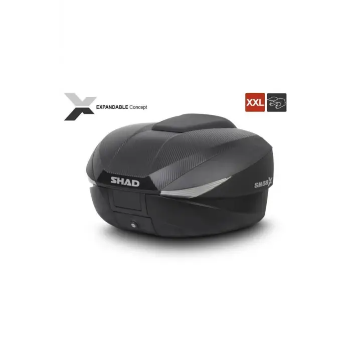 SHAD Sh 58x Motosiklet Topcase Arka Çanta