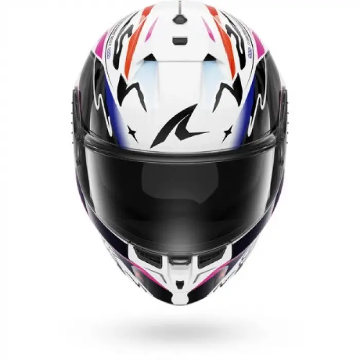 Kask Shark Skwal Cup Speed-Fancy Kapalı Beyaz/Siyah