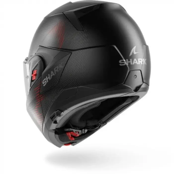 Kask Shark Oxo Sp Lyne Mat Çene Açılır Siyah