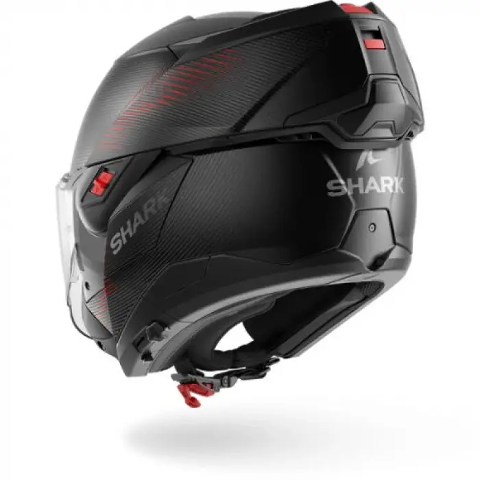 Kask Shark Oxo Sp Lyne Mat Çene Açılır Siyah