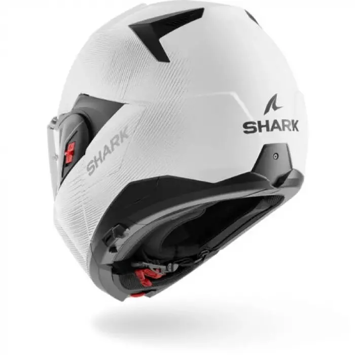 Kask Shark Oxo Sp Lyne Mat Çene Açılır Beyaz