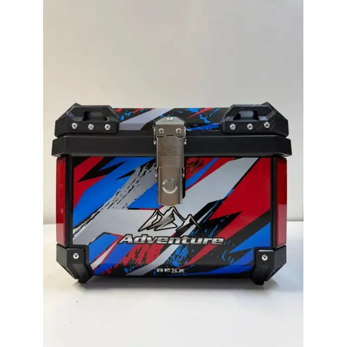 REXX 60 LİTRE ABS MOTOSİKLET ARKA ÇANTA - 03-RENKLİ