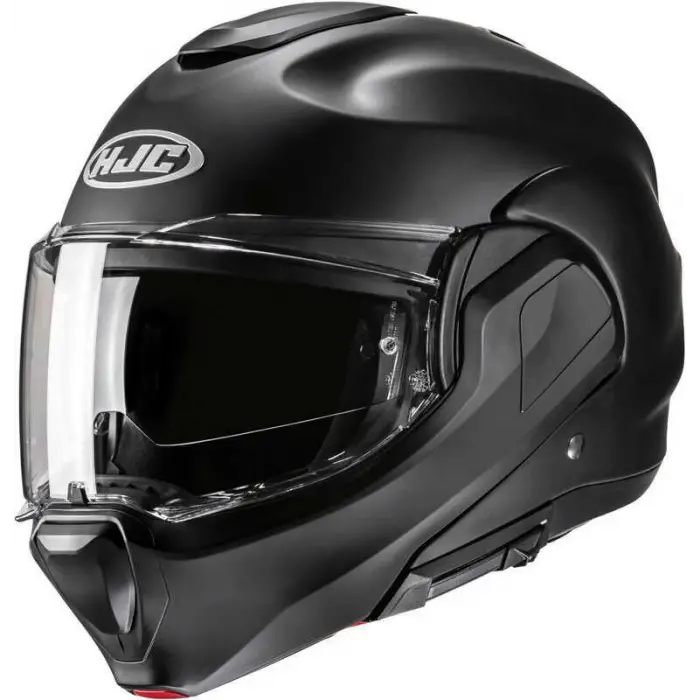 KASK HJC F100 KASK SEMI FLAT SİYAH 180 DERECE ÇENE AÇILIR