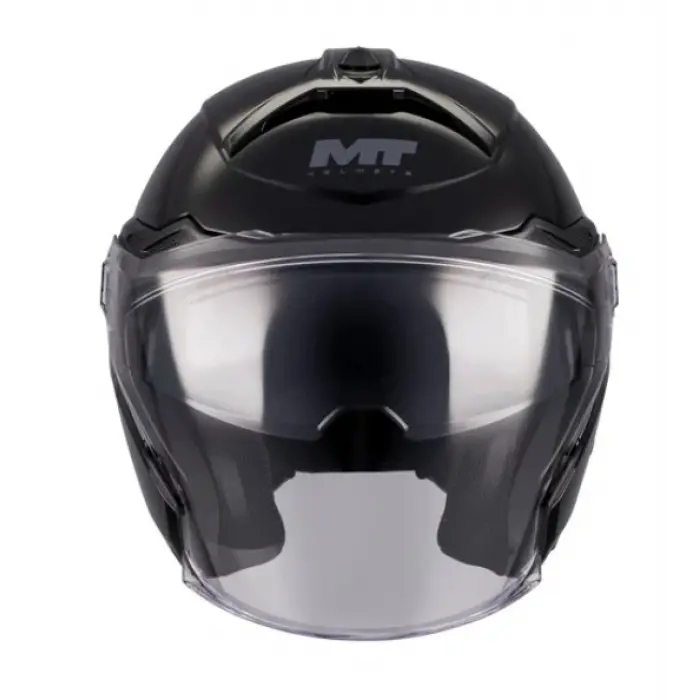 KASK MT COSMO SV PURE A1 PARLAK SİYAH