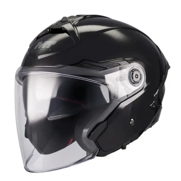KASK MT COSMO SV PURE A1 PARLAK SİYAH