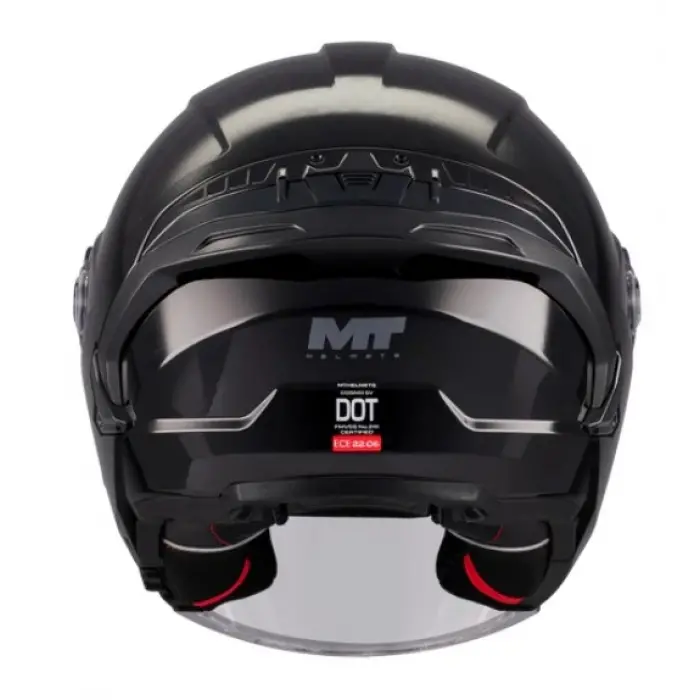 KASK MT COSMO SV PURE A1 PARLAK SİYAH