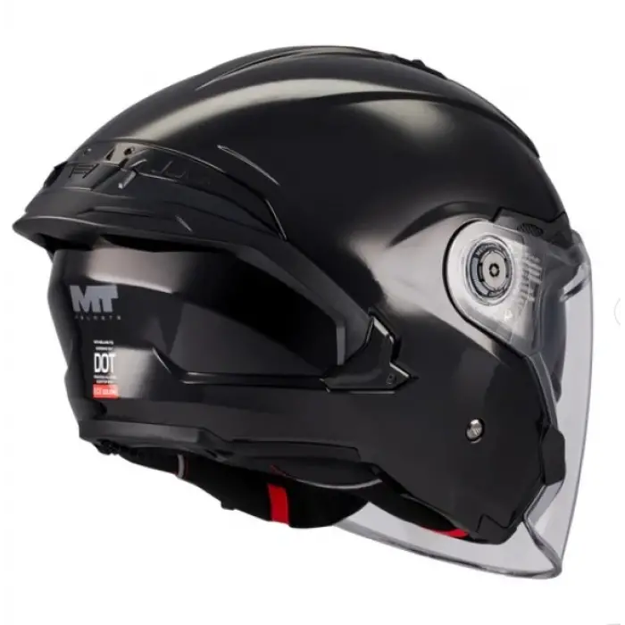 KASK MT COSMO SV PURE A1 PARLAK SİYAH