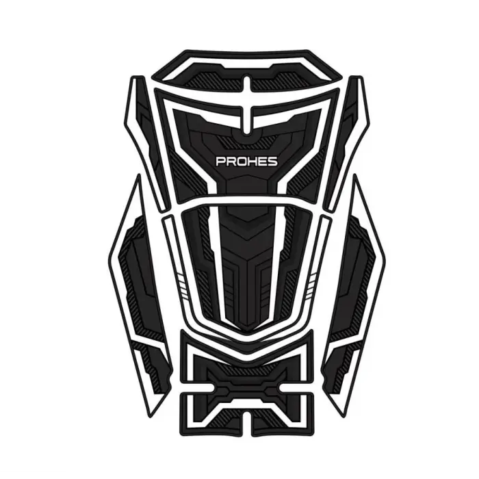 PH-701 PCX 2021-2024 KAUÇUK TANKPAD TAKIMI BEYAZ