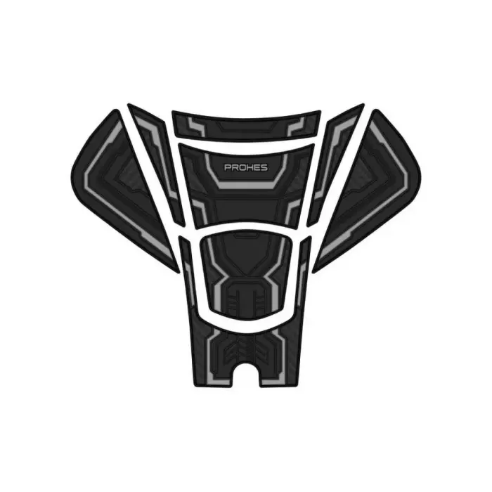 PH-702 PCX 2025-2026 KAUÇUK TANKPAD TAKIMI GRİ