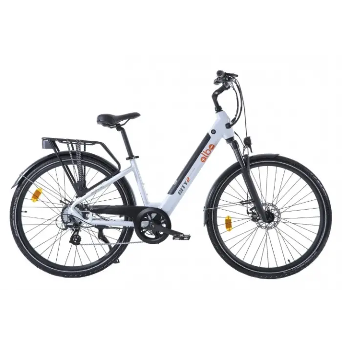 Alba City 2 36V 12.8 Ah Premium Elektrikli Bisiklet Beyaz
