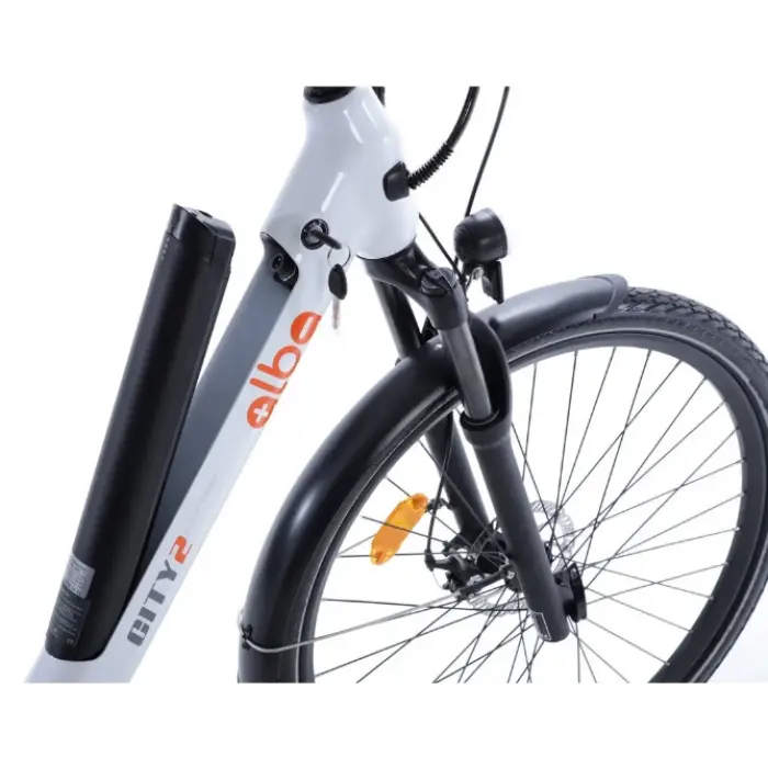 Alba City 2 36V 10,4ah Elektrikli Bisiklet Metalik Dağ Gri