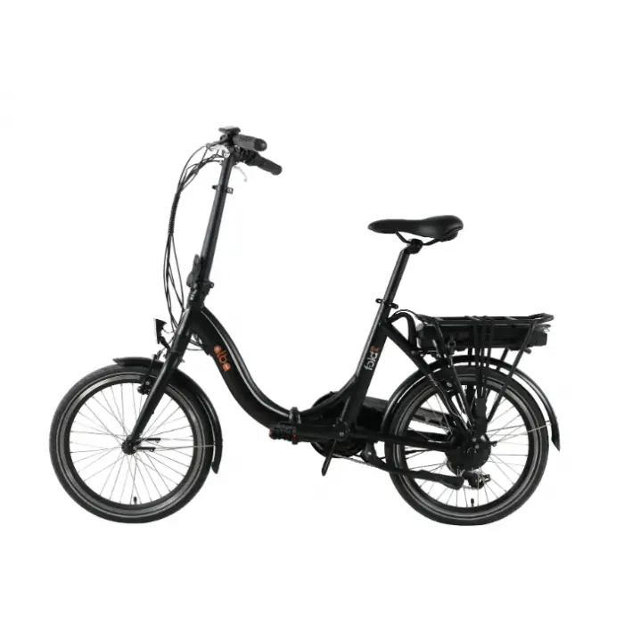 Alba Fold E NFC Premium 36V 12.8 Ah Katlanır Elektirkli Bisiklet SİYAH