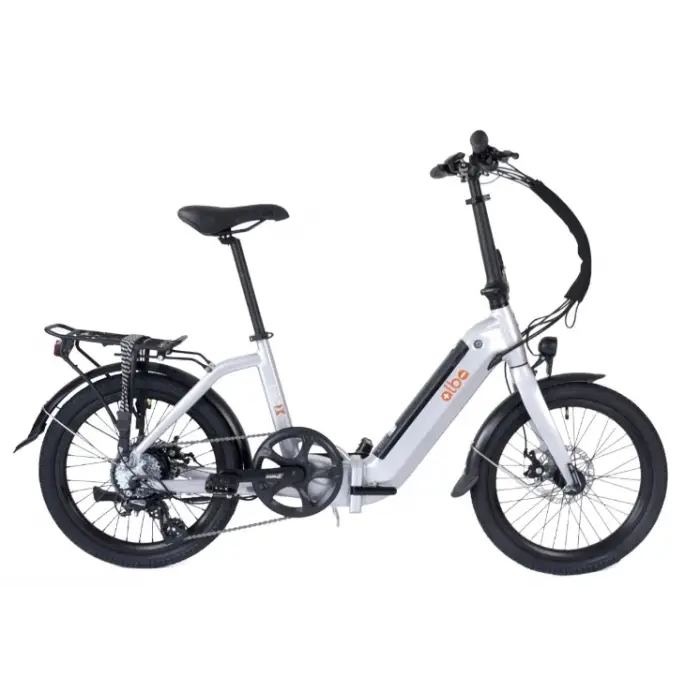 Alba Fold X NFC 36V 10.4Ah Katlanır Elektirkli Bisiklet SİLVER