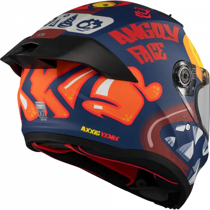 Axxis Fenix Angry Face Mat Kırmızı