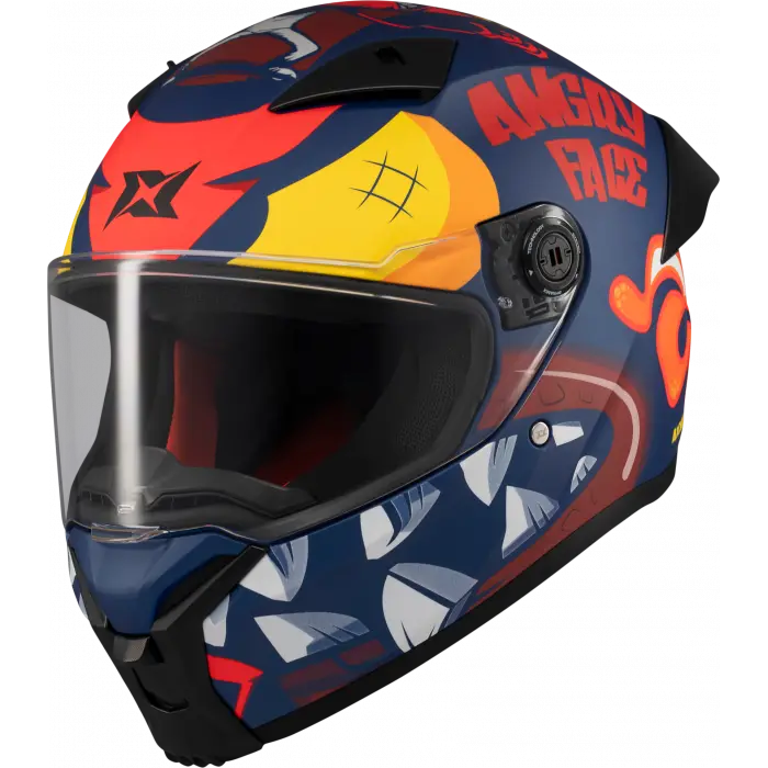 Axxis Fenix Angry Face Mat Kırmızı