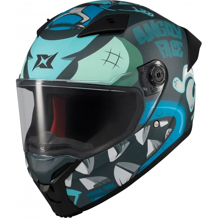 Axxis Fenix Angry Face Mat Mavi