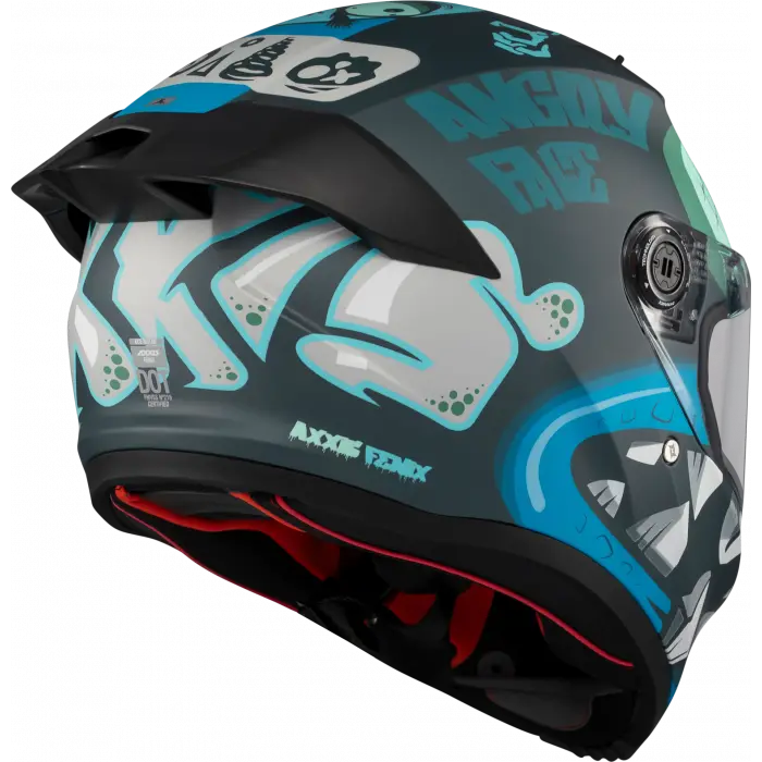 Axxis Fenix Angry Face Mat Mavi