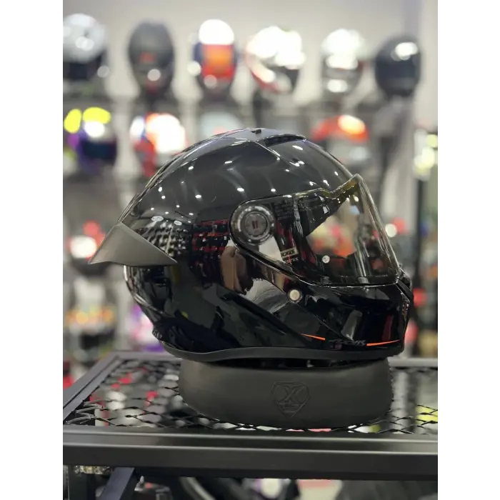 AXXIS KASK FENIX SOLID A1 PARLAK SIYAH