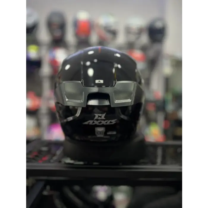 AXXIS KASK FENIX SOLID A1 PARLAK SIYAH