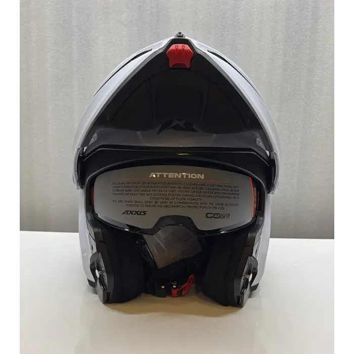 AXXIS KASK FU409SV GHOSTFIGHTER SV SOLID A0 PARLAK BEYAZ