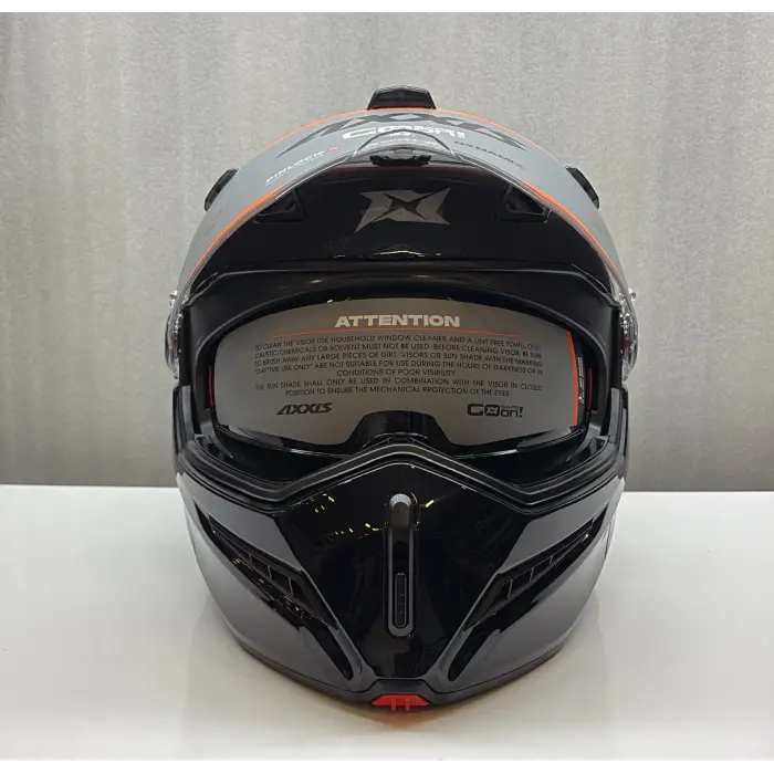 AXXIS KASK FU409SV GHOSTFIGHTER SV SOLID A1 PARLAK SİYAH