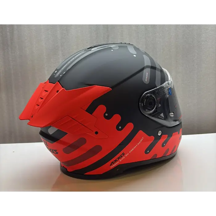 AXXIS KASK HAWK EVO SV FRESHPAINT B5 MAT KIRMIZI