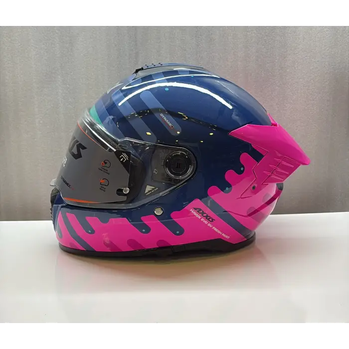 AXXIS KASK HAWK EVO SV FRESHPAINT C8 PARLAK PEMBE