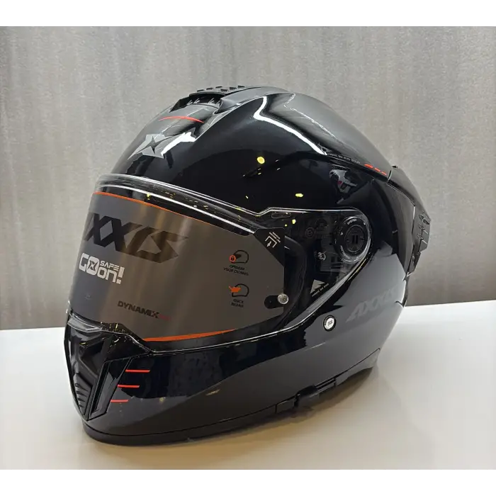 AXXIS KASK HAWK EVO SV SOLID A1 PARLAK SİYAH